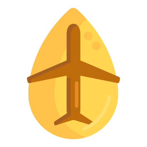 Aeroplane in a liquid drop